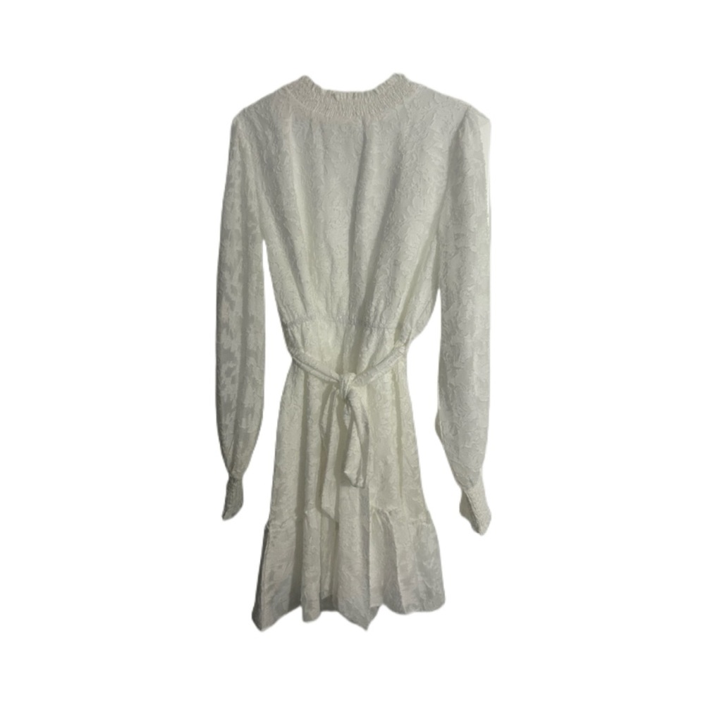 White Long Sleeve Dress